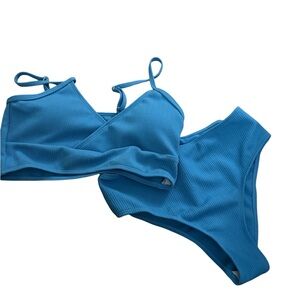 Girls size 12 Blue Bikini Set NWOT